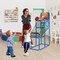 2 in 1 Kids Basketball Hoop Arcade Game with Electronic Score Sticky Ball Target Blue